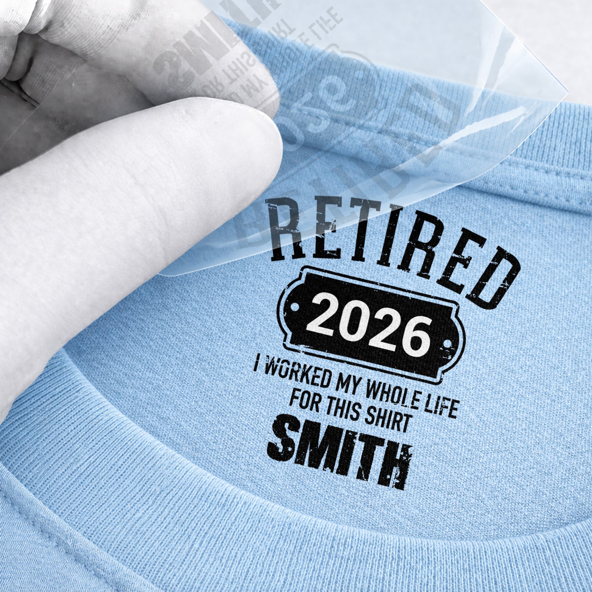 Personalized Retirement T-Shirt Custom Year Gift for Dad