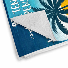 Load image into Gallery viewer, Personalized Beach Towel Custom Name Retirement Gift for Dad
