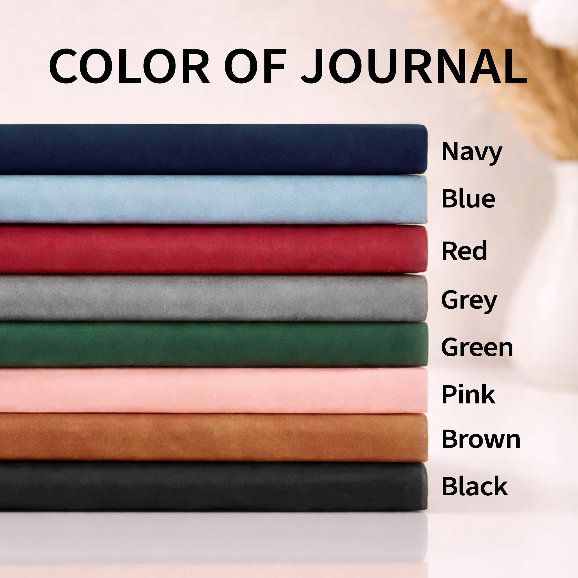 Personalized Leather Journal Gift for Retirement - Custom Name