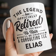 Load image into Gallery viewer, Personalized Funny Retirement Coffee Mug Custom Gift for Dad

