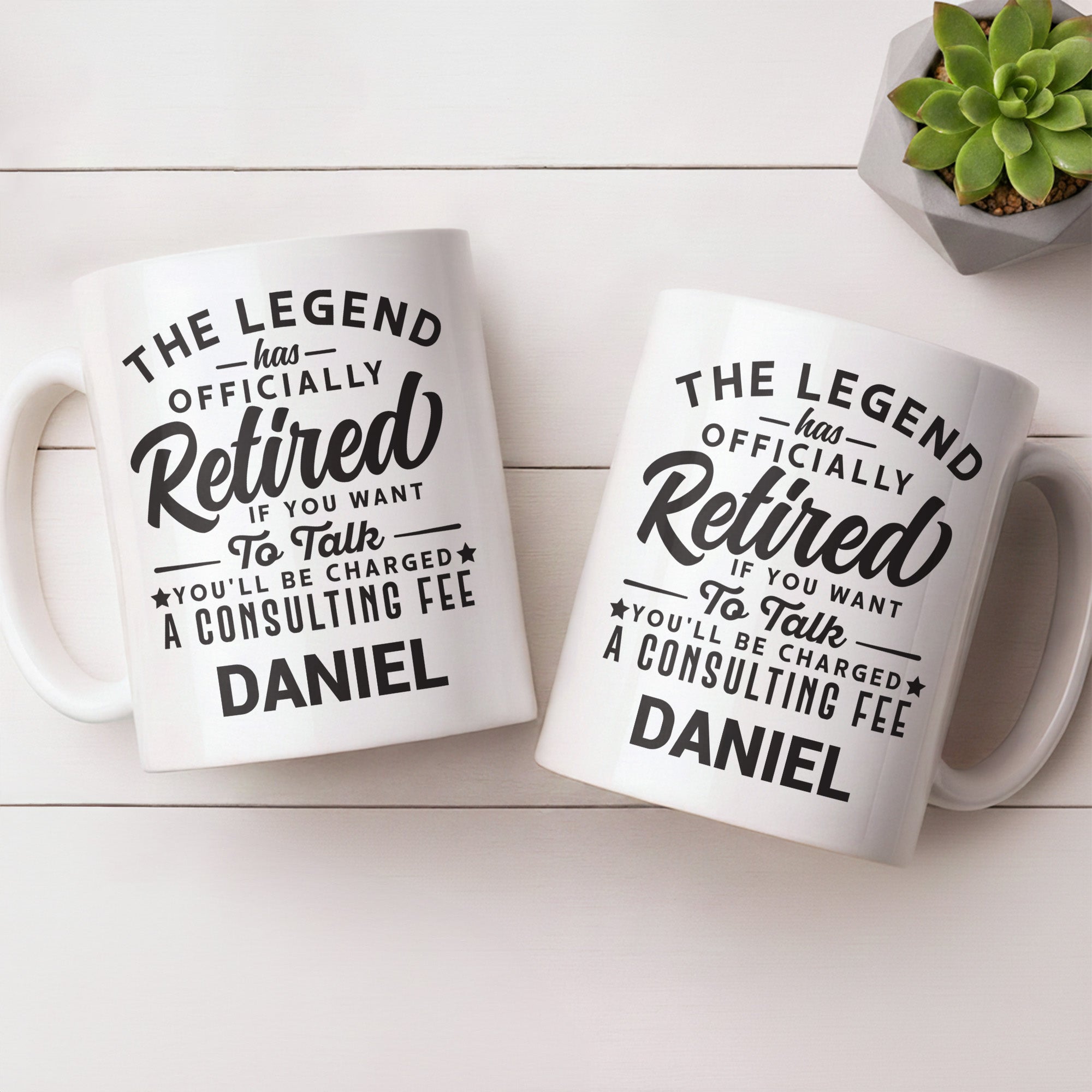 Personalized Funny Retirement Coffee Mug Custom Gift for Dad