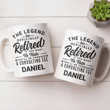 Load image into Gallery viewer, Personalized Funny Retirement Coffee Mug Custom Gift for Dad
