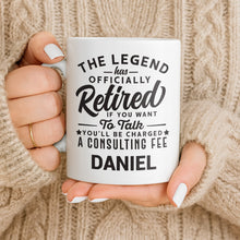 Load image into Gallery viewer, Personalized Funny Retirement Coffee Mug Custom Gift for Dad
