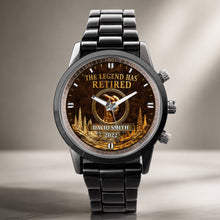 Load image into Gallery viewer, Personalized Custom Men's Watch with Cigar Design Gift for Dad
