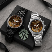 Load image into Gallery viewer, Personalized Custom Men's Watch with Cigar Design Gift for Dad
