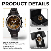 Load image into Gallery viewer, Personalized Custom Men's Watch with Cigar Design Gift for Dad
