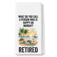 Load image into Gallery viewer, Funny Personalized Kitchen Towel Gift for Retirement - Custom Design
