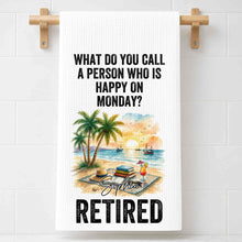 Load image into Gallery viewer, Funny Personalized Kitchen Towel Gift for Retirement - Custom Design
