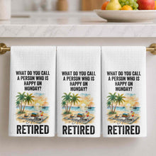 Load image into Gallery viewer, Funny Personalized Kitchen Towel Gift for Retirement - Custom Design
