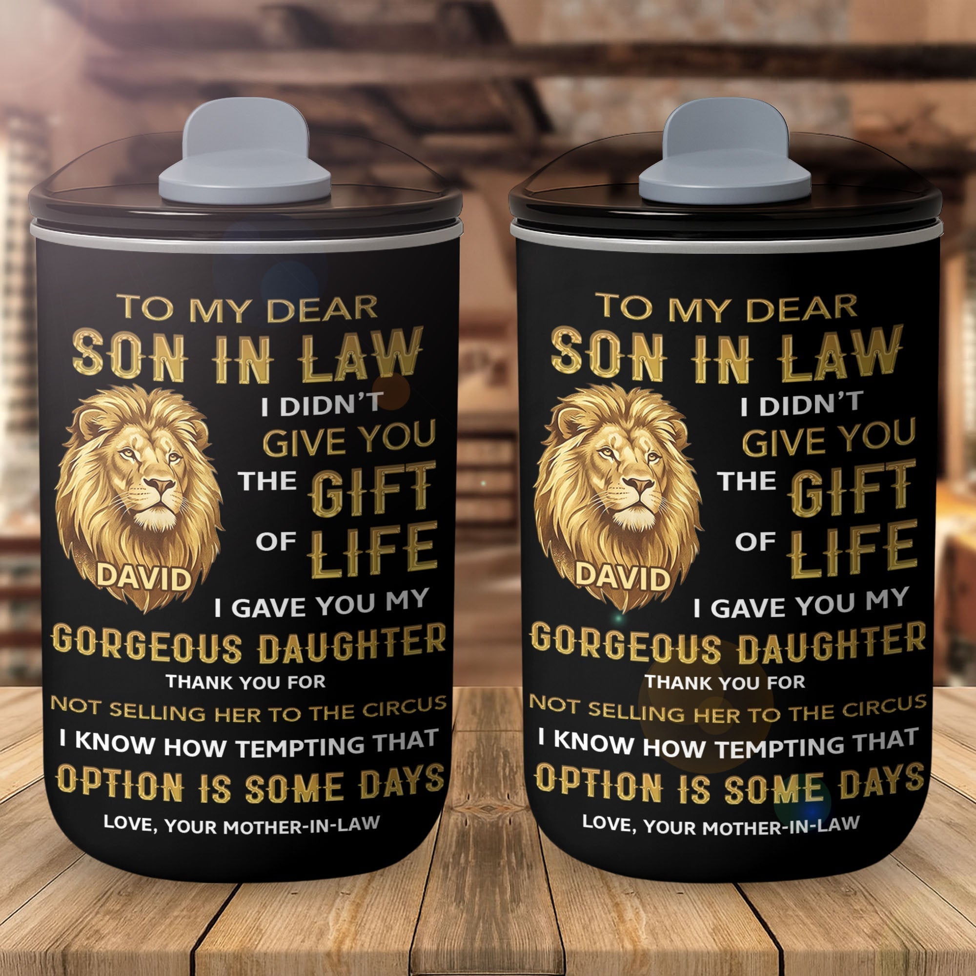 Personalized 10oz Tumbler Custom Gift for Son-in-Law