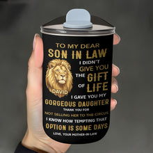 Load image into Gallery viewer, Personalized 10oz Tumbler Custom Gift for Son-in-Law

