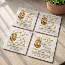 Load image into Gallery viewer, Personalized Ceramic Coaster Custom Gift for Son-in-Law

