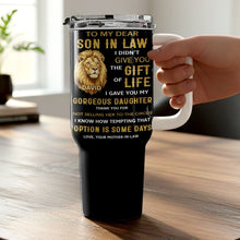 Load image into Gallery viewer, Personalized 40oz Tumbler Custom Gift for Son-in-Law
