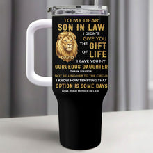 Load image into Gallery viewer, Personalized 40oz Tumbler Custom Gift for Son-in-Law
