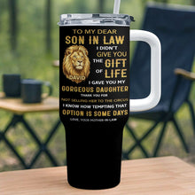 Load image into Gallery viewer, Personalized 40oz Tumbler Custom Gift for Son-in-Law
