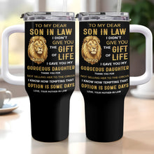 Load image into Gallery viewer, Personalized 40oz Tumbler Custom Gift for Son-in-Law
