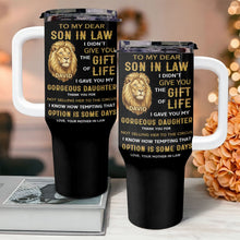 Load image into Gallery viewer, Personalized 40oz Tumbler Custom Gift for Son-in-Law
