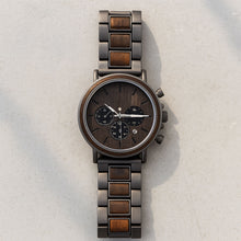 Load image into Gallery viewer, Personalized Engraved Wooden Watch Custom Gift for Son-in-Law

