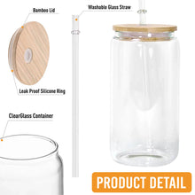 Load image into Gallery viewer, Personalized Clear Glass Can Custom Gift for Son-in-Law
