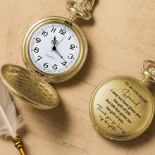 Load image into Gallery viewer, Personalized Custom Pocket Watch Gift for Son-in-Law
