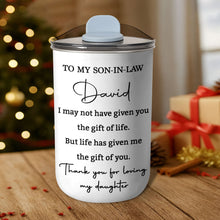 Load image into Gallery viewer, Personalized 10oz Stainless Steel Tumbler Custom Gift for Son-in-Law

