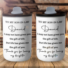 Load image into Gallery viewer, Personalized 10oz Stainless Steel Tumbler Custom Gift for Son-in-Law
