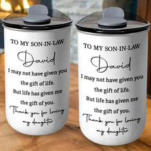 Load image into Gallery viewer, Personalized 10oz Stainless Steel Tumbler Custom Gift for Son-in-Law
