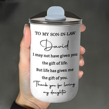 Load image into Gallery viewer, Personalized 10oz Stainless Steel Tumbler Custom Gift for Son-in-Law
