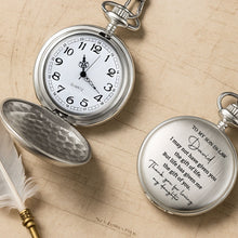 Load image into Gallery viewer, Personalized Engraved Pocket Watch Gift for Son-in-Law
