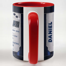 Load image into Gallery viewer, Personalized Accent Mug for Son-In-Law Custom Message Gift
