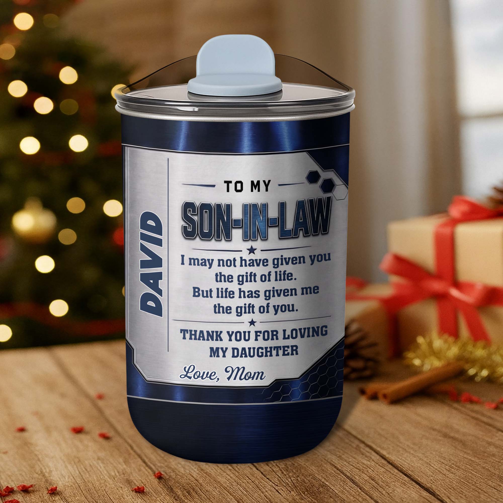 Personalized 10oz Tumbler Custom Gift for Son-in-Law