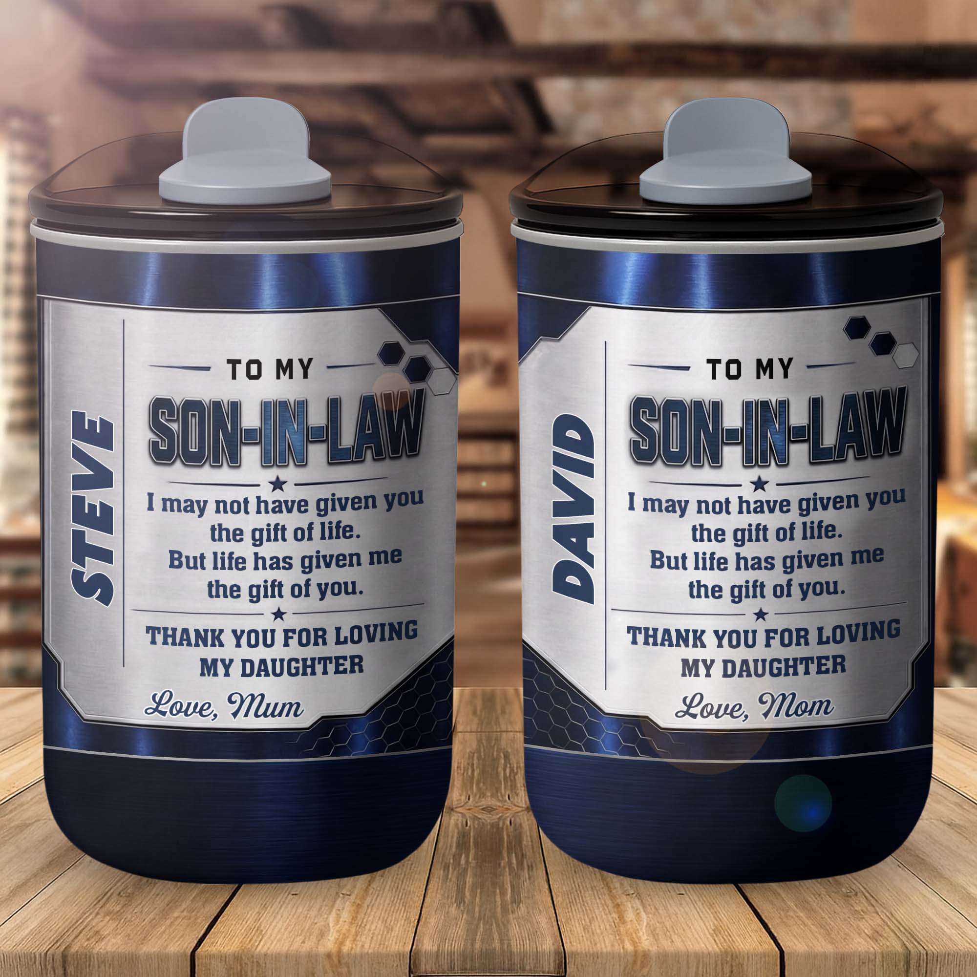 Personalized 10oz Tumbler Custom Gift for Son-in-Law