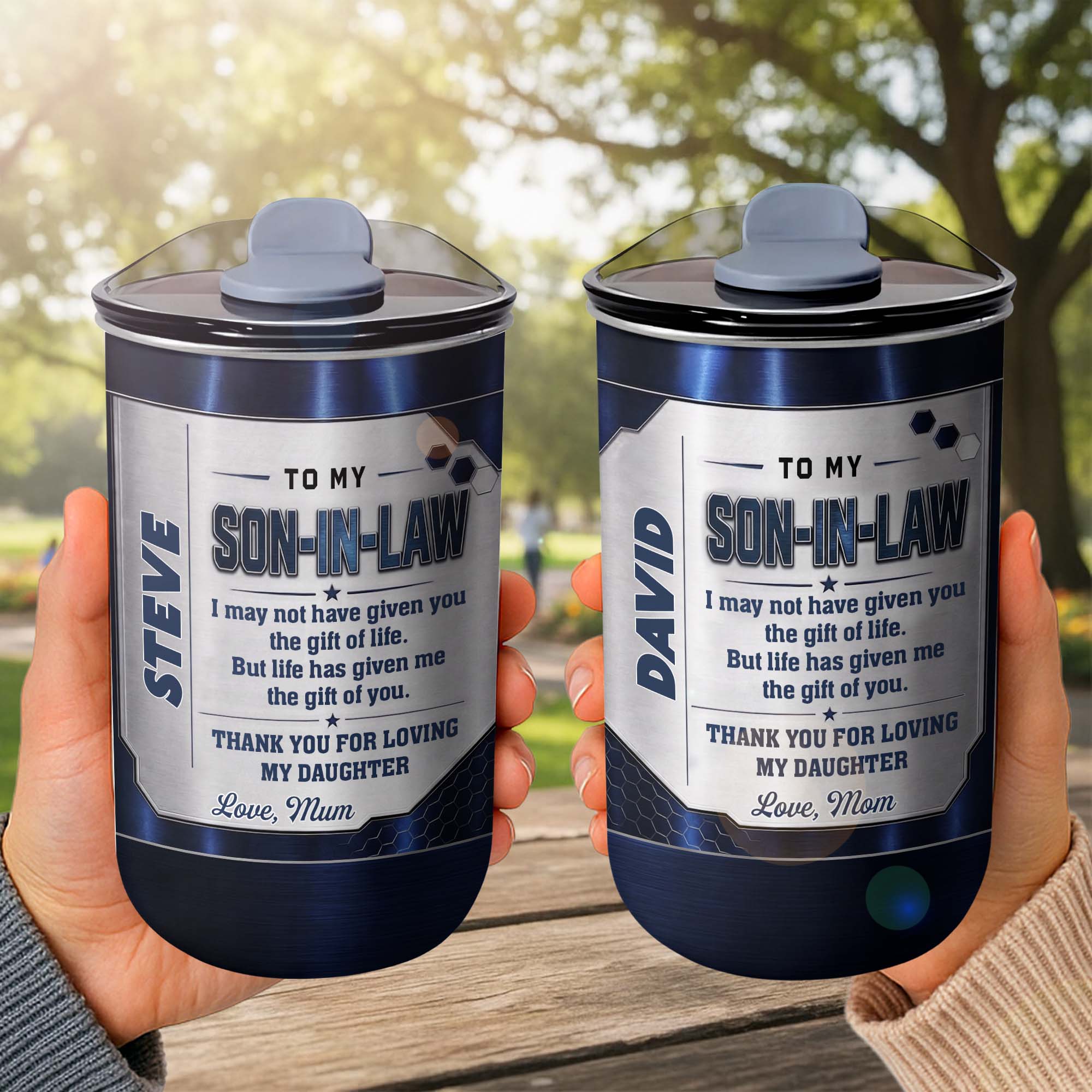 Personalized 10oz Tumbler Custom Gift for Son-in-Law