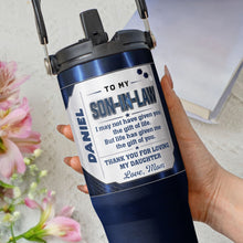 Load image into Gallery viewer, Personalized 30oz Tumbler Gift for Son-in-Law with Handle
