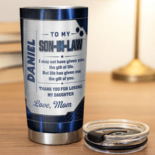Load image into Gallery viewer, Personalized Custom 20oz Tumbler Gift for Son-in-Law
