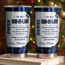 Load image into Gallery viewer, Personalized Custom 20oz Tumbler Gift for Son-in-Law
