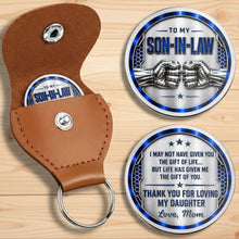 Load image into Gallery viewer, Personalized Pocket Hug Custom Message Gift for Son-In-Law
