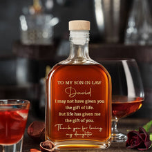 Load image into Gallery viewer, Personalized Whiskey Bottle Custom Gift for Son-in-Law

