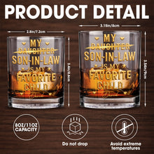 Load image into Gallery viewer, Personalized Whiskey Glass Custom Name Gift for Son-in-Law
