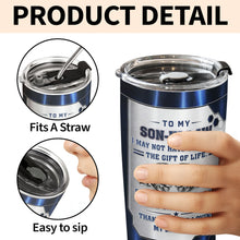 Load image into Gallery viewer, Personalized 20oz Stainless Steel Tumbler Custom Gift for Son-in-Law
