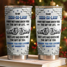 Load image into Gallery viewer, Personalized Stainless Steel Tumbler Custom Gift for Son-in-Law
