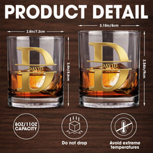 Load image into Gallery viewer, Personalized Custom Whiskey Glass Gift for Son-in-Law
