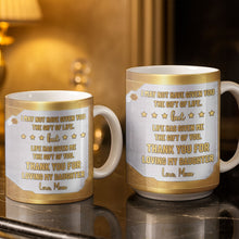 Load image into Gallery viewer, Personalized Gold Monogram Coffee Mug Custom Gift for Son-In-Law
