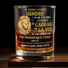 Load image into Gallery viewer, Personalized Custom Whiskey Glass Gift for Son-in-Law
