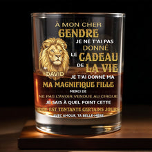 Load image into Gallery viewer, Personalized Custom Whiskey Glass Gift for Son-in-Law
