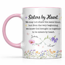 Load image into Gallery viewer, Personalized Sister Mug with Birth Month Flowers Custom Gift
