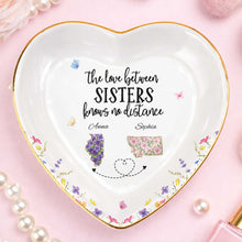 Load image into Gallery viewer, Personalized Heart-Shaped Jewelry Dish Custom Gift for Sister

