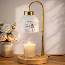 Load image into Gallery viewer, Personalized Candle Warmer Lamp with Custom Design for Sister
