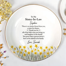 Load image into Gallery viewer, Personalized Jewelry Dish Custom Name Gift for Sister-in-Law
