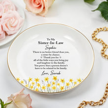 Load image into Gallery viewer, Personalized Jewelry Dish Custom Name Gift for Sister-in-Law
